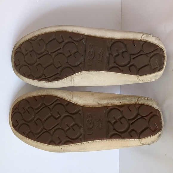 UGG Dakota Moccasin Slippers Suede Shearling Size 6 - Picture 6 of 8